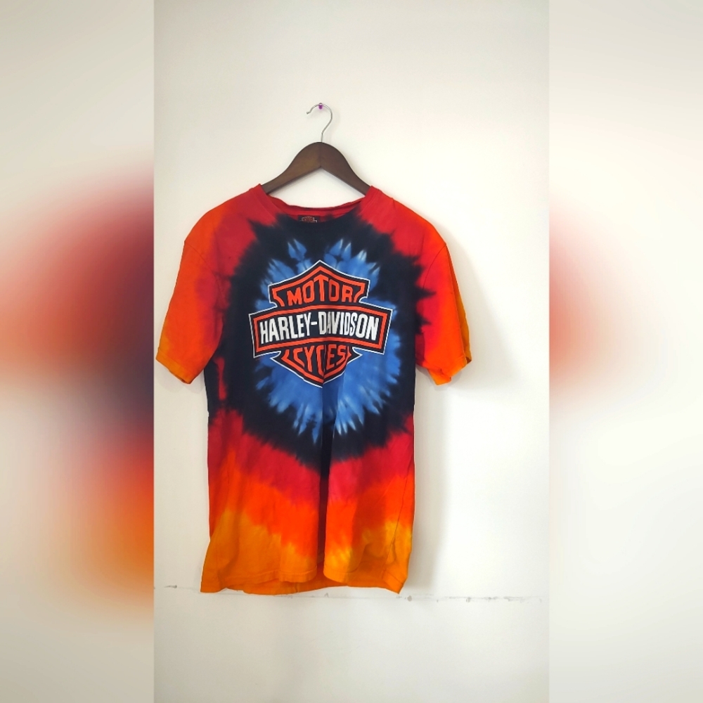 Harley Davidson tye dye women's M shirt